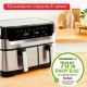 ΦΡΙΤΕΖΑ TEFAL EY905D AIRFRYER DUAL COOK  ΜΑΥΡΗ 2700W  8,3LT